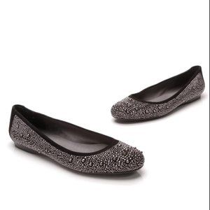 Stuart Weitzman Nubeads studded flats